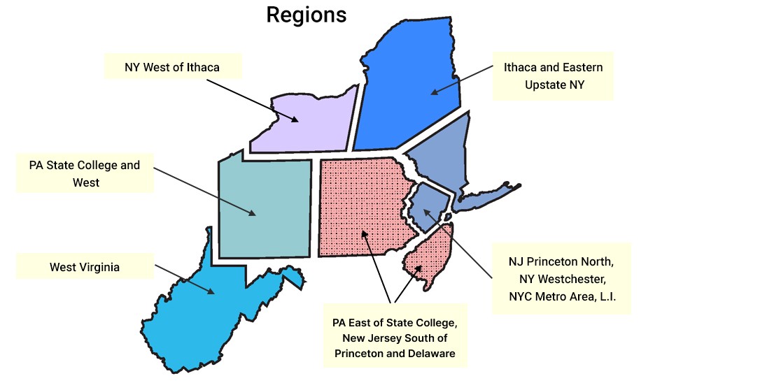 Regions Map